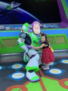 Emerson Loves Meeting Buzz Lightyear in Tomorrowland at Magic Kingdom in Walt Disney World